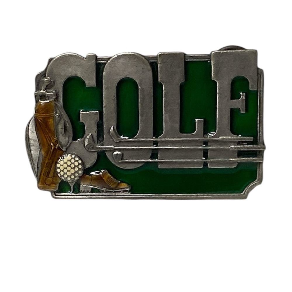 🏌️‍♀️ GOLF Themed Belt Buckle